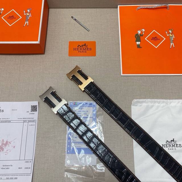 品牌：爱马仕 等级：原版品质.定制牛皮 专柜售经典爆款开模。油边精致 手感柔软.实物拍摄无修饰 上身效果超好、长度可裁剪.配专柜全套包装.送礼自带首选 送打眼针