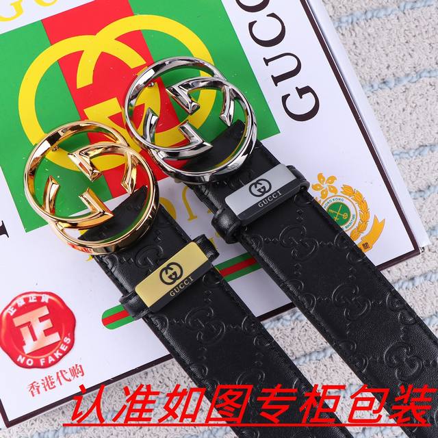 品名：古奇.Gu...Cci 腰带原单 皮带 材料：百分百头层牛皮，保证真皮。24K纯钢扣双面可用专柜同等质量， 送人自用首选 包装： 请认准如图专柜包装，赠送