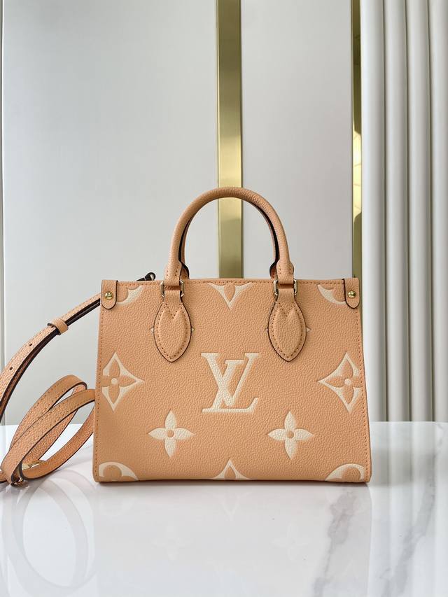 正品级 M12513 25×19×11.5 Onthego 全皮妈咪袋