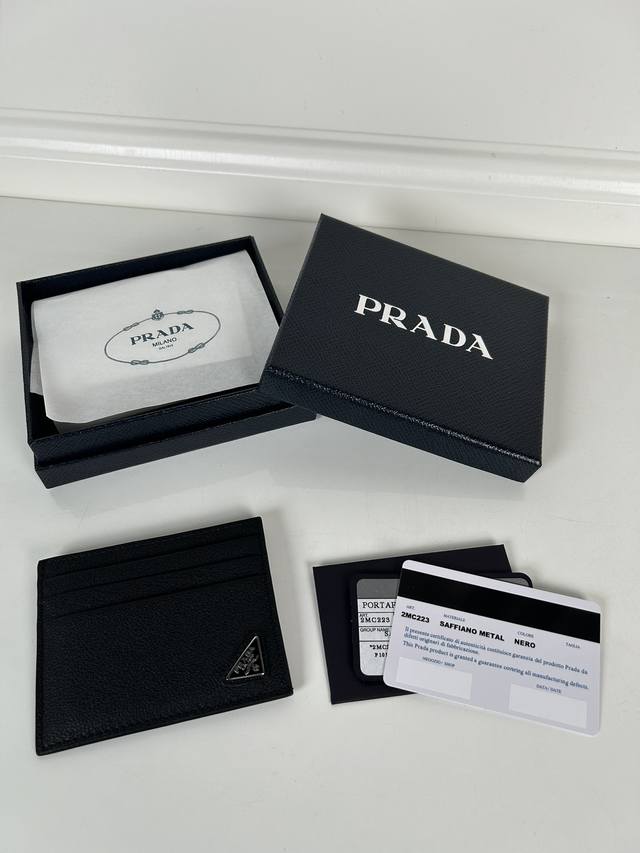 家男士升级版鹿皮小卡包，黑色，型号2Mc223，代购热卖款，送礼佳品