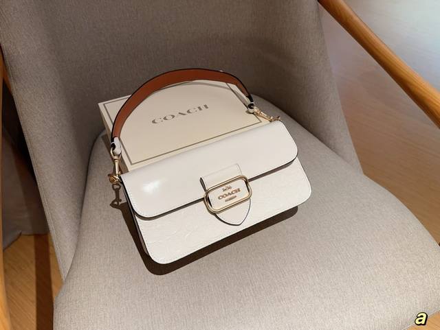 Coach蔻驰 新品morgan摩根漆皮酒神包 尺寸26×14×7 礼盒包装