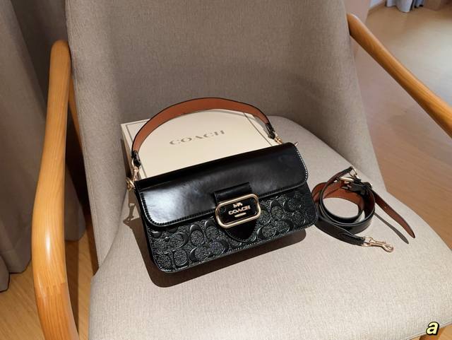 Coach蔻驰 新品morgan摩根漆皮酒神包 尺寸26×14×7 礼盒包装