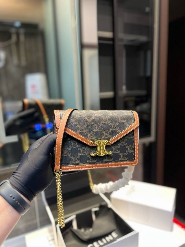 折叠礼盒 赛琳信封包 独特设计 时尚又经典 超级百搭 上身又a又飒ydl尺寸19.12