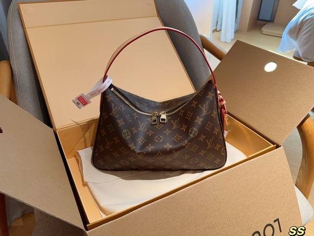 Lv路易威登 24新款slouchy老花hobo腋下包 尺寸33×22×8 礼盒包装飞机箱 Lv路易威登 24新款slouchy老花hobo腋下包 尺寸33×22×8 礼盒包装飞机箱