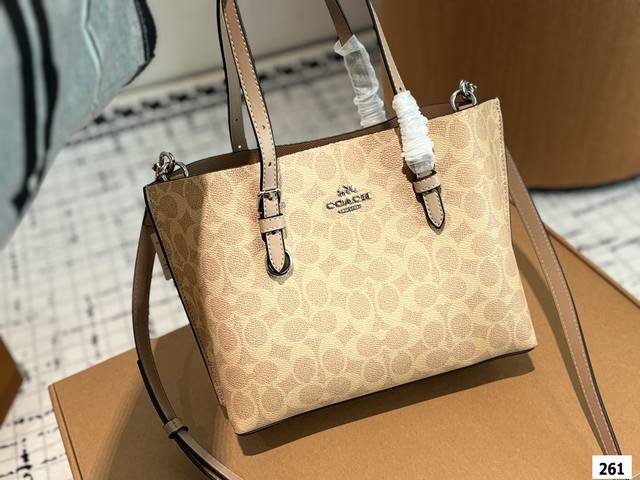 配盒子 Coach 蔻驰水桶 复古系列-百搭神器 原单面料 手感超好 大容量 颜色刚刚好 又精致 尺寸 小号25 22