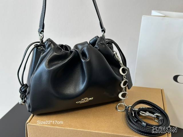 飞机盒 尺寸22*17Cm 蔻驰 云朵包 质感很高级 容量超级大也很耐用 日常出街背它回头率百分百 就是这种随性慵懒感