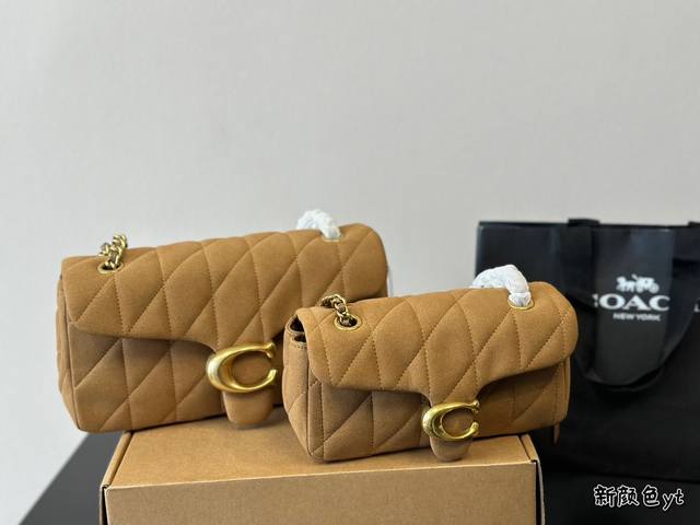 尺寸26.11 21*9 蔻驰 Tabby链条包 百搭经典 精致的一只 真的超级无敌巨可爱 仙气满满 小姐姐日常必入款