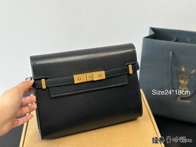 全套包装 原版出货啦 Manhattan 曼哈顿 牛皮 完美走线 配置全套包装 尺寸中号24*18Cm