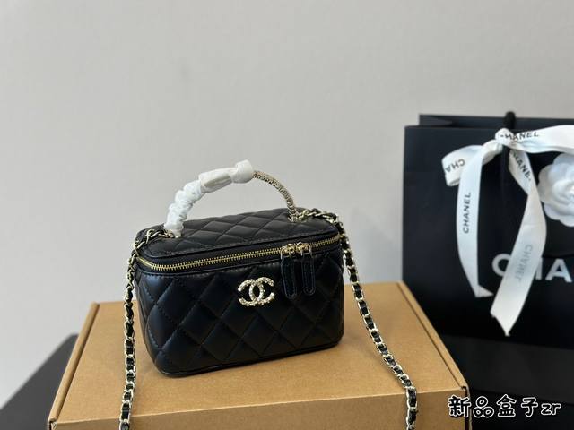 折叠盒 Chanel盒子包 手提款 时髦精必备款 超级精致 Size:大号16*10