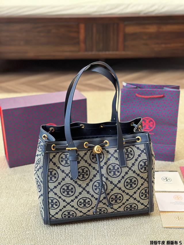 顶级牛皮 原版布 Tb老花tote 通勤当妈妈包非常适合, Tory Burch Monogram Tote Bag Tb老花托特包 通勤优先、抽绳款宽松或者收 顶级牛皮 原版布 Tb老花tote 通勤当妈妈包非常适合, Tory Burch Monogram Tote Bag Tb老花托特包 通勤优先、抽绳款宽松或者收