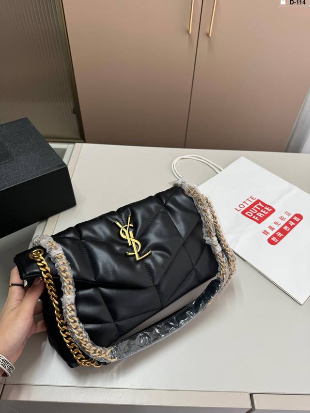 Ysl圣罗兰云朵包 超酷 外观颜值爆表不要犹豫 必入款 真好好 D-114尺寸28.10.16折叠盒