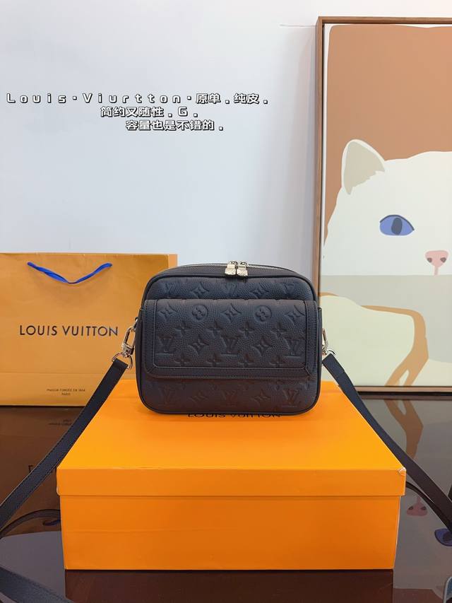 纯皮.配礼盒 Lv路易威登 2024限量新款messenger 邮差包 男包 新款messenger 出自男装艺术总监kim Jones之手的新款messeng