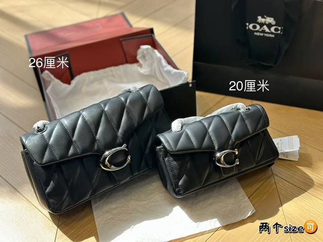 尺寸26Cm 20Cm 蔻驰 Tabby链条包 百搭经典 精致的一只 真的超级无敌巨可爱 仙气满满 小姐姐日常必入款