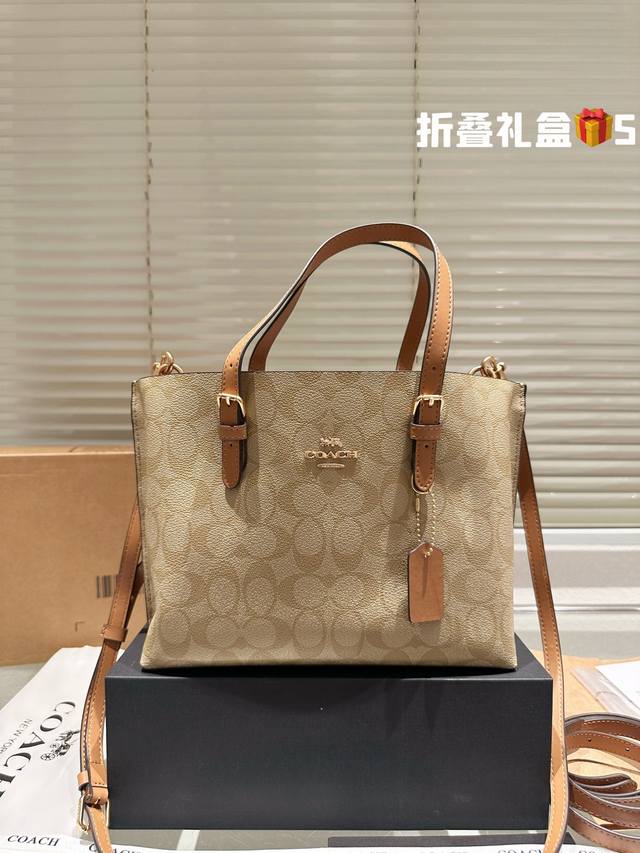 顶级原单 牛皮 Coach Mollie25 托特包 蔻驰coach代工厂最新购物袋 出货顶级品质亮泽五金logo 炒鸡火实用的款式 多用款内衬logo时尚百搭