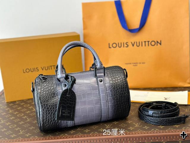 折叠盒 Lvkeepall枕头包 新款 手提 斜挎 尺寸25Cm 男女通用哦