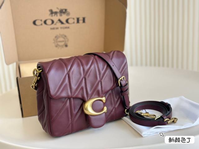 飞机盒 蔻驰｜Coach8月黑色方胖子｜Coach Tabby蔻驰｜Coach 8月新款黑色方胖子｜Square Tabby黑色方胖子来咯 链条拼接皮质是腋下肩