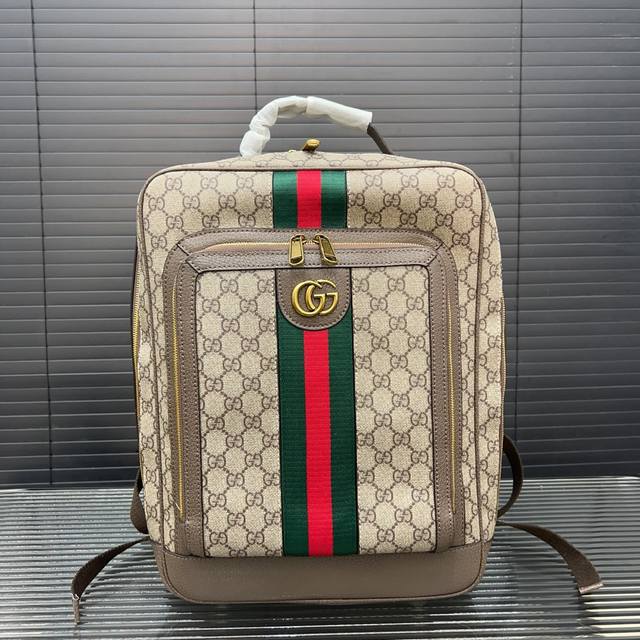 Gucci 古奇 Ophidia系列背包双肩包 红绿织带大容量男女通用休闲书包 采用精湛镶嵌细工 经典百搭 实物拍摄 原厂原版面料 配送防尘袋 30 X 40 Gucci 古奇 Ophidia系列背包双肩包 红绿织带大容量男女通用休闲书包 采用精湛镶嵌细工 经典百搭 实物拍摄 原厂原版面料 配送防尘袋 30 X 40
