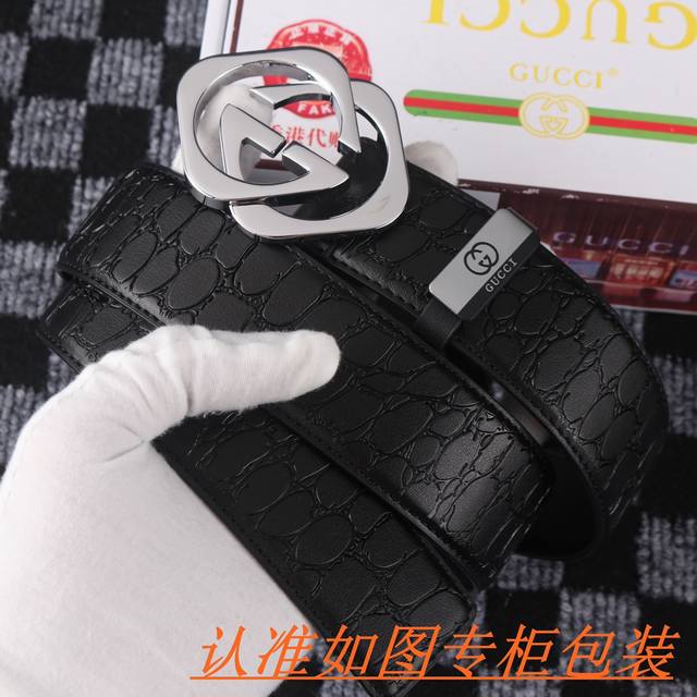 品名:古奇.Gu...Cci原单 材料:百分百头层牛皮,保证真皮。专柜原单品质、做工精细,送人自用首选 包装: 请认准如图专柜包装,赠送打孔器,银联发票,宽度3 品名:古奇.Gu...Cci原单 材料:百分百头层牛皮,保证真皮。专柜原单品质、做工精细,送人自用首选 包装: 请认准如图专柜包装,赠送打孔器,银联发票,宽度3