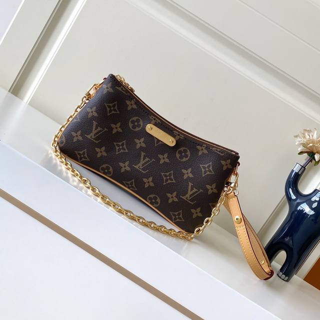 顶级原厂 M83008 老花 动态芯片版 皮料是正品法国a级品质、手工 油边细节非常精致 尺寸:24X14X6.5