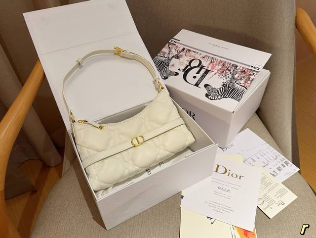 Dior 迪奥 Oblique 藤格cd腋下包饺子包 尺寸24×12×6 礼盒包装飞机箱