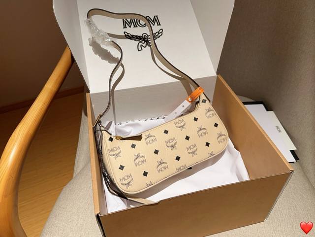 Mcm 新品法棍包牛角包hobo腋下包 尺寸27×11×7 礼盒包装