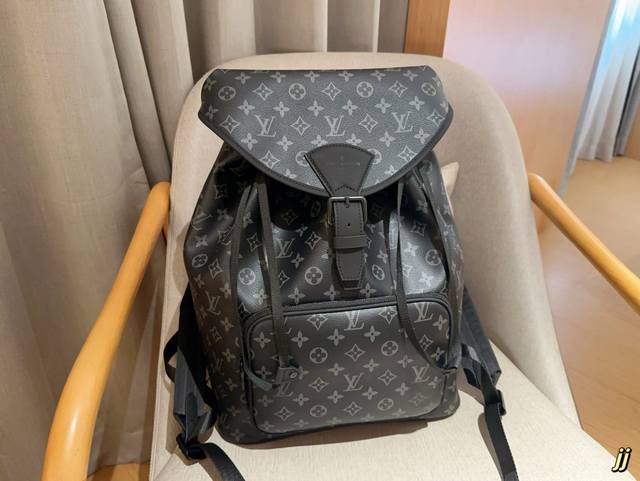 Lv路易威登 Montsouris 大容量双肩包背包 尺寸33×45×19