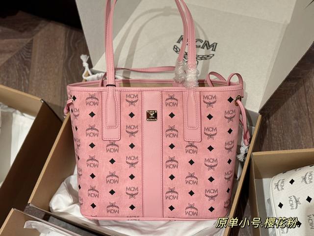 配盒 原单 Size30*25Cm 小号 34*30Cm 中号 Mc 购物袋新品 23Ss 简单的mcm购物袋！ 都是无比的好看！ 1包中包 2双面购物袋 3里