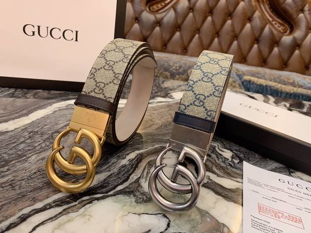 Guccl 古奇 原官单网经典 尺寸38Mm，原单五金扣头，带身采用pvc防水料搭配牛皮沙底，清晰美观，皮质软，手感舒适，档次高。高清实拍细节质感无可挑剔.