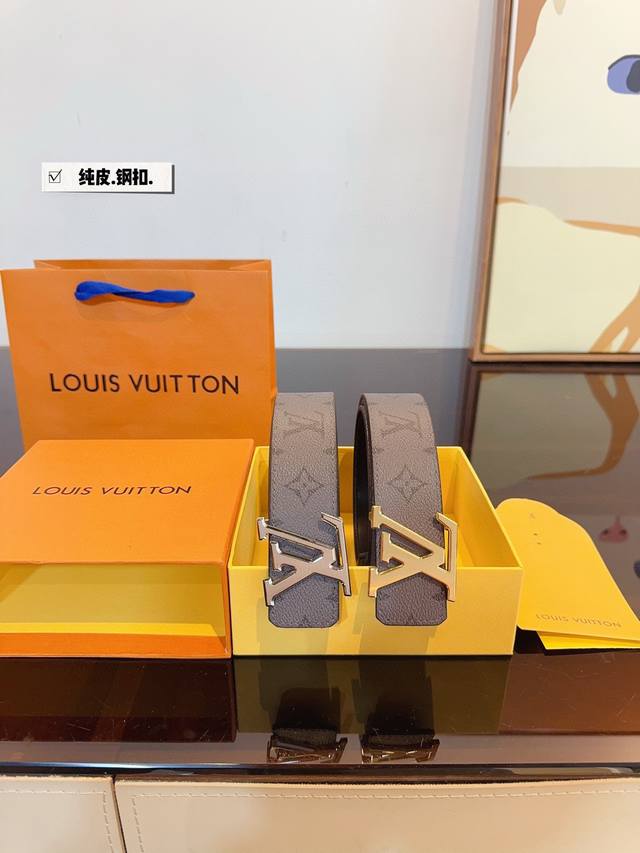 精美礼盒包装 送男友 送父亲 送给自己 首选 实在太高级啦 高版本皮带腰带[ 牛皮皮带～热门款 皮带里面最火的版本啦～质量很好 全套包装！五金绝对不褪色 皮带头