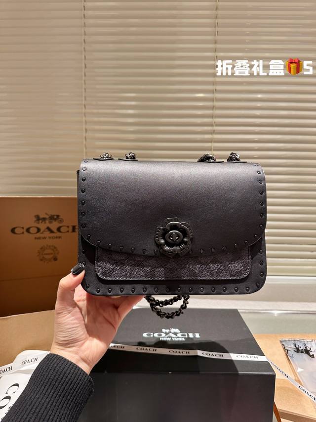 原版皮 原单牛皮品质 铆钉 Coach 蔻驰* Parker Madison 山茶花新款 -百搭神器 原单面料 皮质超级柔软 手感超好 小包包大容量 颜色刚刚好