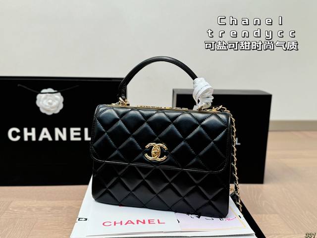 香奈儿包包ltrendycc一眼万年 小香cc Trendy黑色复古款 小香秋冬款，结合了cf的优雅和handel的干练trendy真的是太好看了吧.... 小