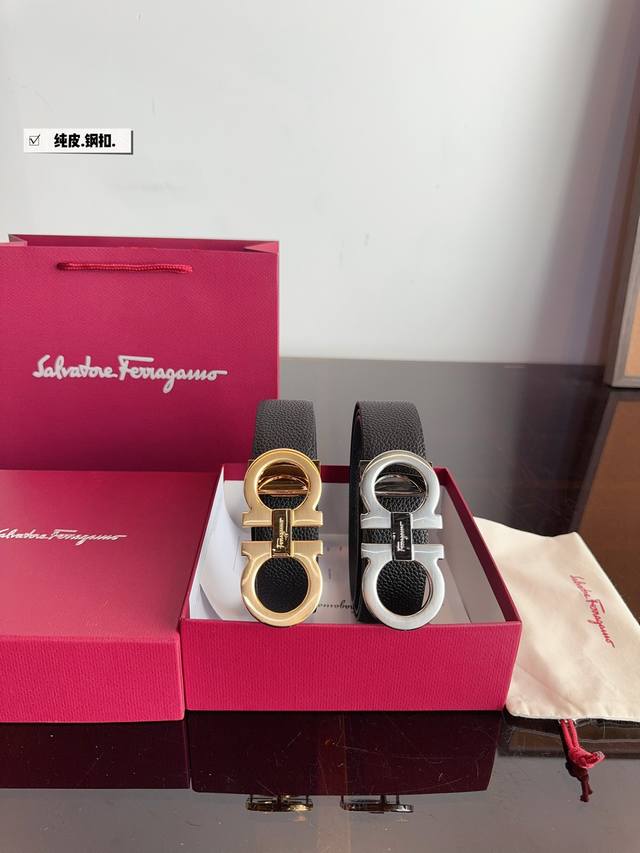精美礼盒包装 送男友 送父亲 送给自己 首选 实在太高级啦 高版本皮带腰带[ 牛皮皮带～热门款 皮带里面最火的版本啦～质量很好 全套包装！五金绝对不褪色 皮带头