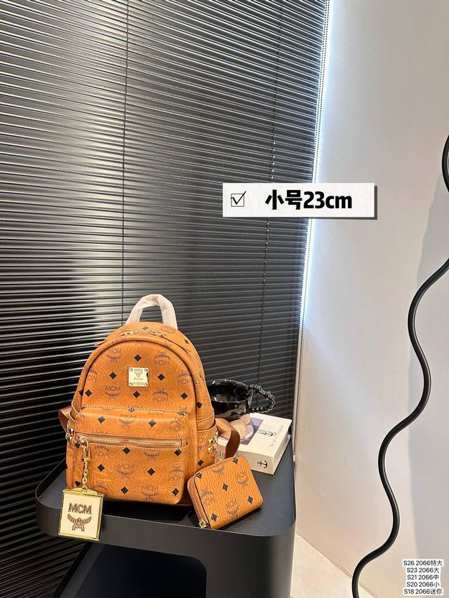 特大 大号 中号 小号 迷你 Mcm双肩 套盒 双肩包零钱包镜子挂件 使用体验感太棒了完全解放双手 #Mcm经典必入包尺寸特大号34 40 大号30 36 中号