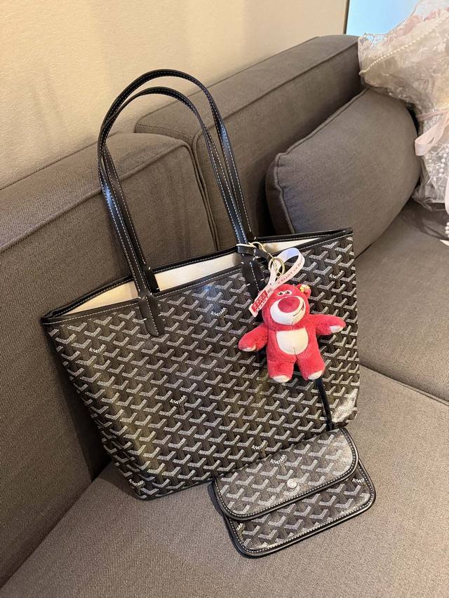 送挂件 戈雅购物袋 属于这个季节的购物袋 完美1:1定制 Goyard狗牙限定 实物真的很有质感 尺寸 33
