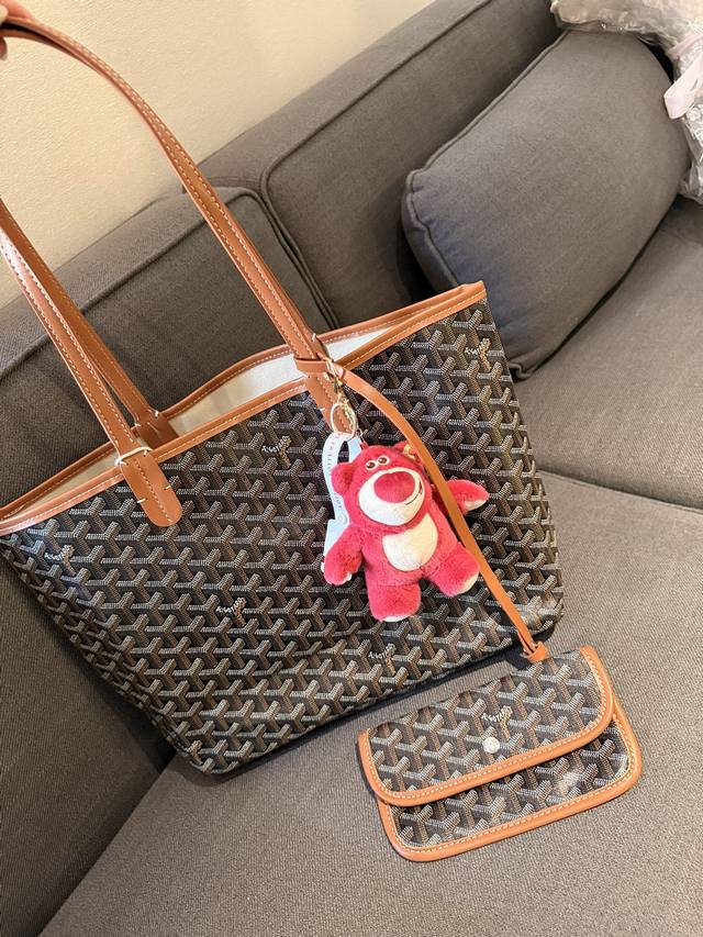 送挂件 戈雅购物袋 属于这个季节的购物袋 完美1:1定制 Goyard狗牙限定 实物真的很有质感 尺寸 33