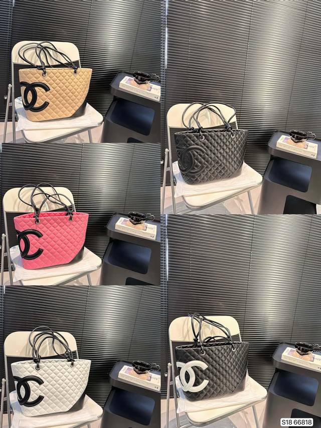 香奈儿康鹏托特包 任何搭配都能够轻松驾驭 低调有质感 容量也很可 尺寸：29 23 货号66818