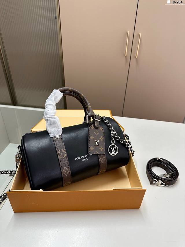 Lv枕头包原单高品 质感爆棚的美 上身真的太太太有质感啦 D-284尺寸25.11.13折叠盒