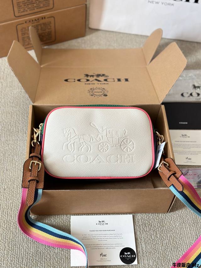 牛皮版本 Coach Dempsey相机包女包斜挎包 Coach 蔻驰 Camera Bag 经典相机包horse And Carriage 相机包 出货 原厂