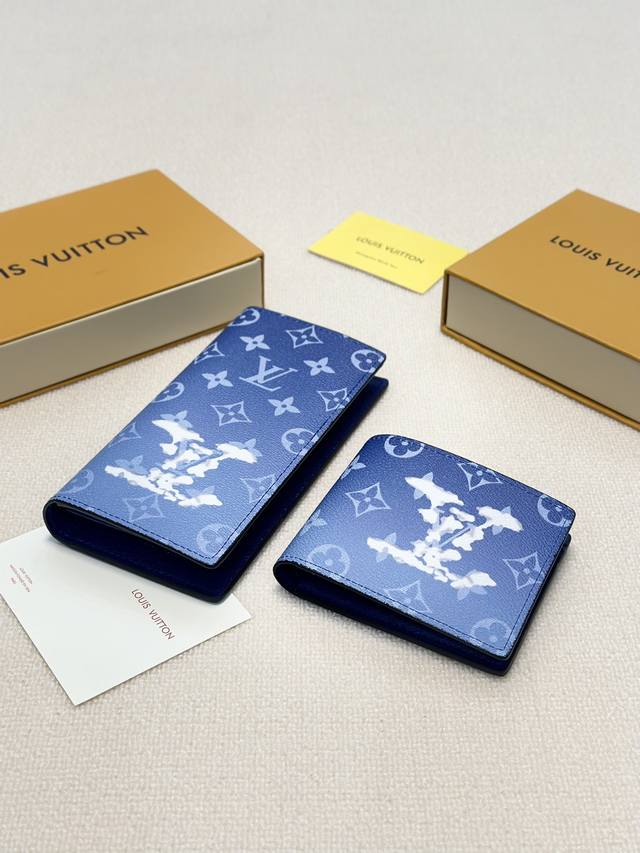 短 场 颜色 印花尺寸 短12X10长19X10路易威登长短款对折一比一云朵印花