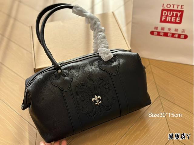 牛皮 克罗心新品单肩牛皮包包 尺寸30*15Cm 时髦精必备款 上身贼洋气 质感无敌