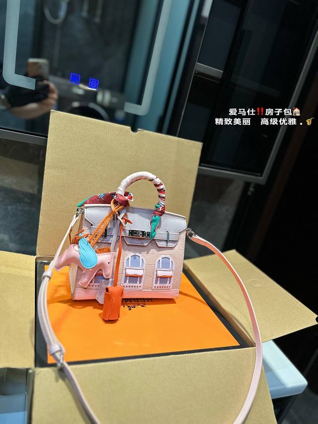 礼盒包装 “Hermès Birkinsellierfaubourg房子包” Hermès独家经典火爆出货 纯皮！里外纯皮！集万千宠爱与一身 爱马仕 Birki