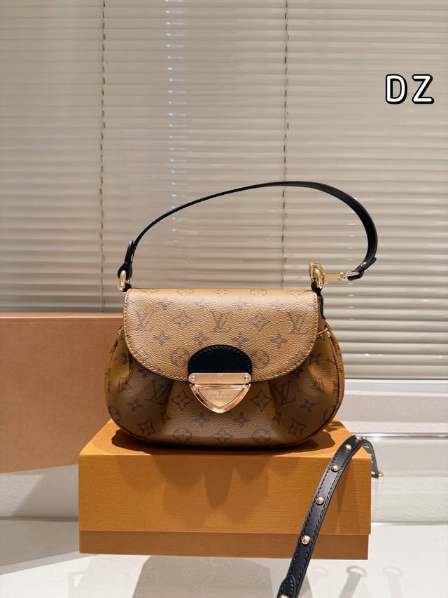 全套包装 尺寸28*17 Lv Sunset Vibe元宝包 又甜又酷 一整个爱住 百搭时尚 颜值超高 是每个潮酷女孩必入单品