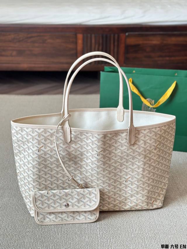牛皮版本 单面 大号 Goyard戈雅购物袋 王菲同款 购物袋 购物袋低调又耐看的大牌 非常玩味好凹造型 时髦人都应该入一个 尺寸：大号40 30Cm