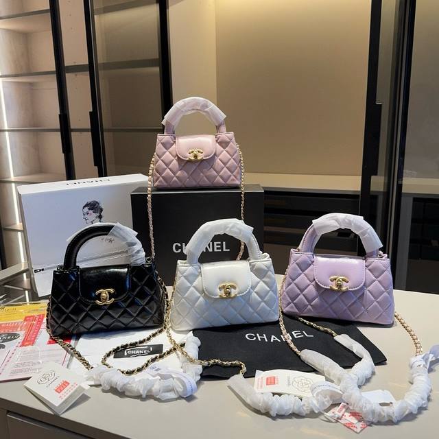 新品推荐 升级版～高端货全套包装 原版飞机盒原版折叠盒 Chanel香奈儿爆款凯丽包～链条包可手提可肩背！小香顶级全皮面料哦！采用原版复刻五金配件！经典logo