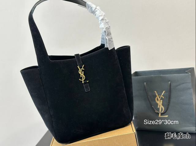 Ysl新品购物袋 尺寸29*30Cm 超大容量 出行必备