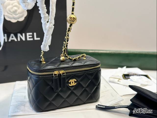 全套包装 Chanel盒子包 金球款 时髦精必备款 超级精致 Size:大号16*10