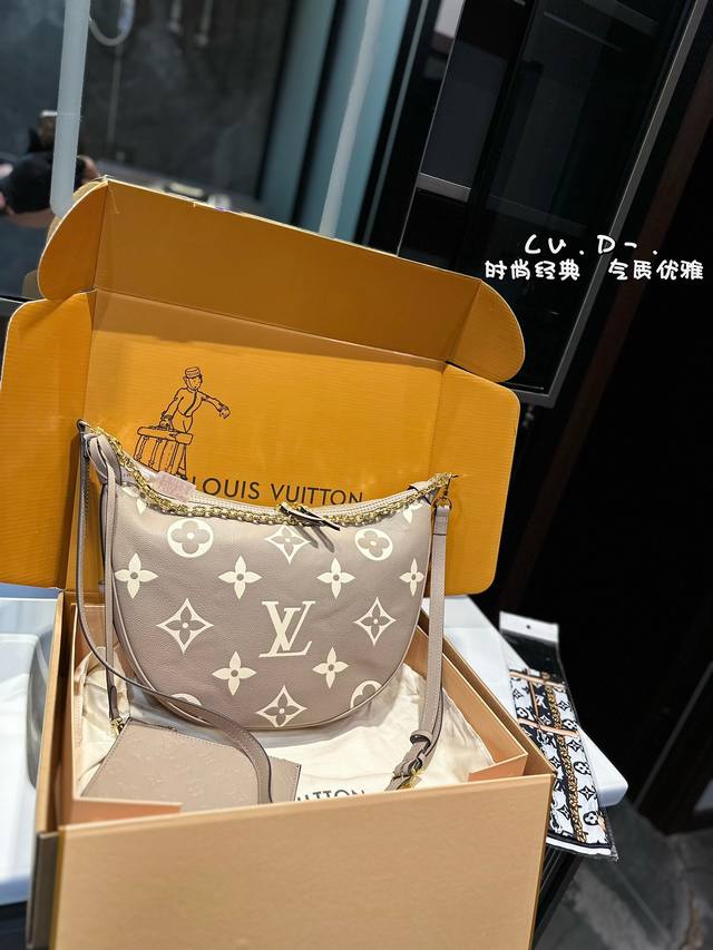 礼盒包装 Lv大月亮包 优雅流畅 气场十足 时髦又精致 颜值天花板尺寸35.28
