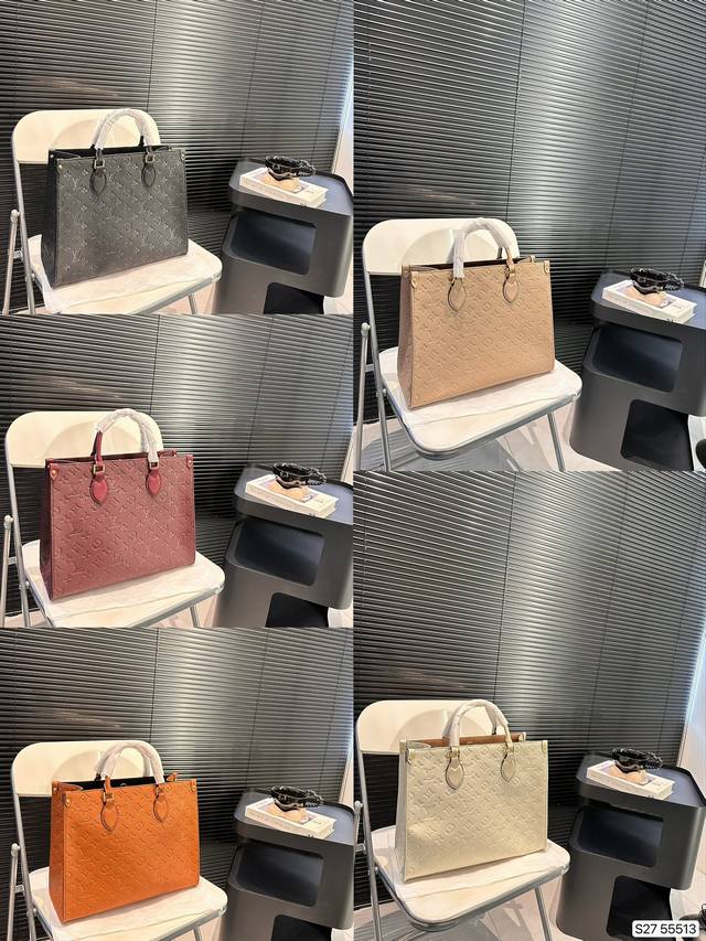 Lv托特 压花托特 超火的tote托特包,日常通勤都非常可会越用越喜欢的一款,值得入手。尺寸:34 27 货号55513 Lv托特 压花托特 超火的tote托特包,日常通勤都非常可会越用越喜欢的一款,值得入手。尺寸:34 27 货号55513