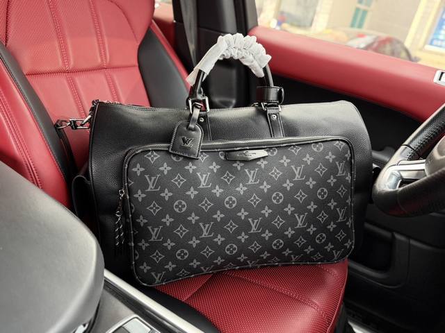 高端货 新款 “Louis Vuitton”Lv旅行袋 路易威登旅行袋 M12690 Keepallbandoulière Lv Park 50 做旧金属件可拆