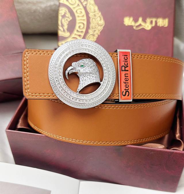 皮带: Stefen Rcici.史特芬.尼茨 腰带: 顶级原单复刻.私人订制高端特供版 等级: 进口原厂头层鳄鱼皮纹路-24K纯钢材质.镶钻石真空电镀工艺.老